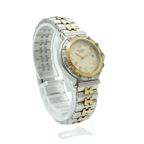 Hermes Captain Nemo Ivory Dial Watch for Women - Picture 4 of 11